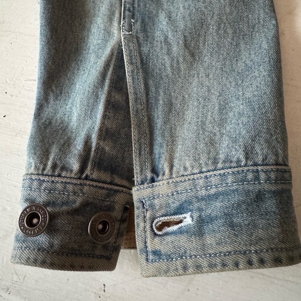Lauren Ralph Lauren Denim Jacket Corduroy Collar Women’s Large Preppy Classic - Picture 8 of 12
